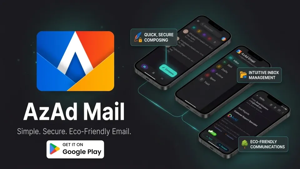 Azad Mail Android app screenshot